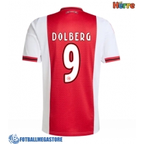 Fotballdrakt Herre Ajax Kasper Dolberg #9 Hjemmedrakt 2025-26 Kortermet